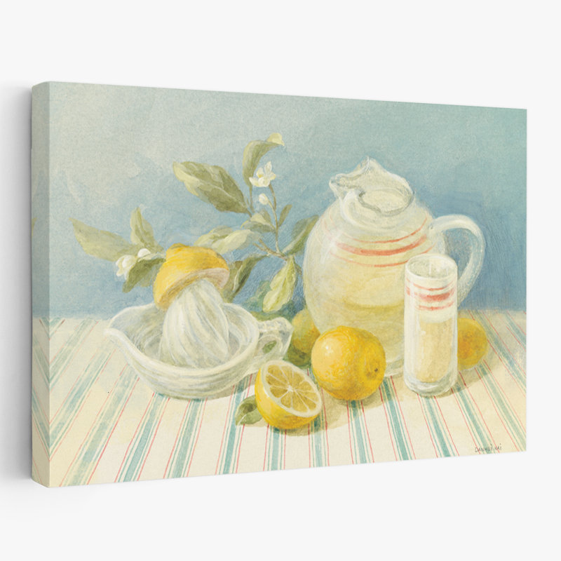 Boisson et art de la limonade bleue faite à la main, H 16 po x l 24 po