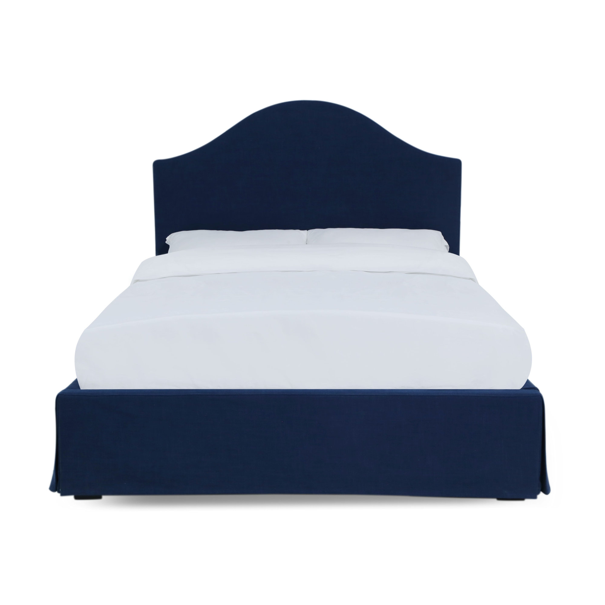 Samantha Upholstered Bed, California King, Navy
