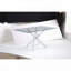 Table de salle à manger rectangulaire moderne en verre trempé avec cadre argenté (59,06 po)-827805153-827805152