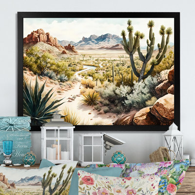 Arizona désert II - impressions sur toile de l'Ouest