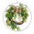 28'' Wreath Arranged with Eucalyptus and Budding Hydrangeas
