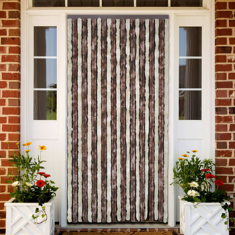 Birchanger Room Darkening Curtain Single Panel, 56cm Width x 200cm Drop, Beige/Light Brown