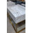 Victorian 30'' Single Bathroom Vanity with Marble Top with Mirror