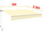 Dakota Fields 300cm W x 250cm D Fabric Cover Retractable Patio Awning-393917758