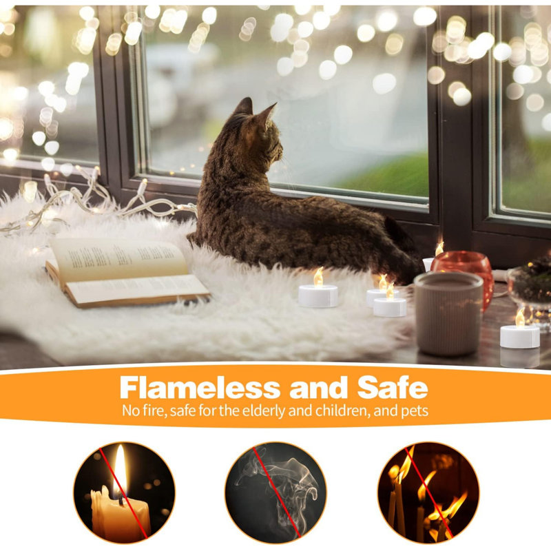Flameless Tealight Candle, 100
