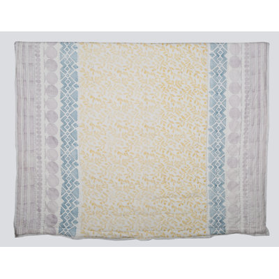 Cotton Geometric Shapes Quilt