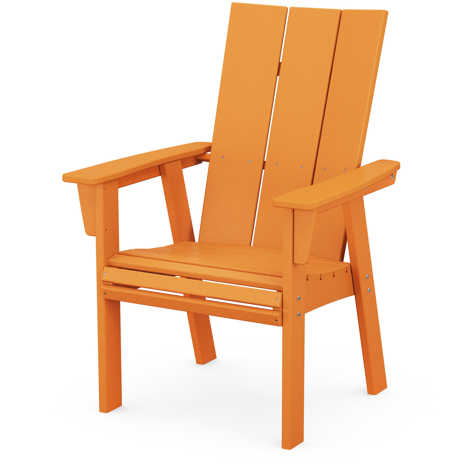 POLYWOOD® Modern Adirondack Patio Armchair, Tangerine