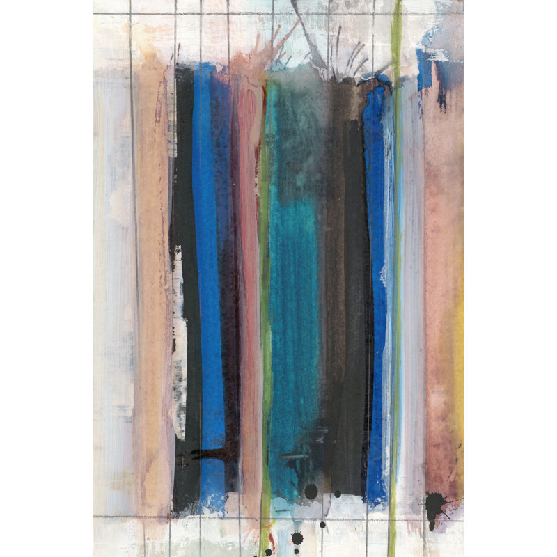 Art Notebook II by Jodi Fuchs - No Frame Painting on Canvas, 46cm H x 30cm W x 3.8cm D