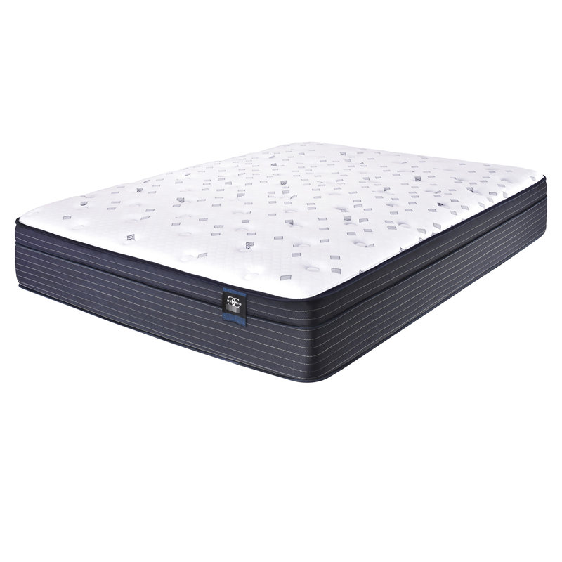 Grand matelas Euro Top - 14,5 po avec mousse à circulation d'air et support central