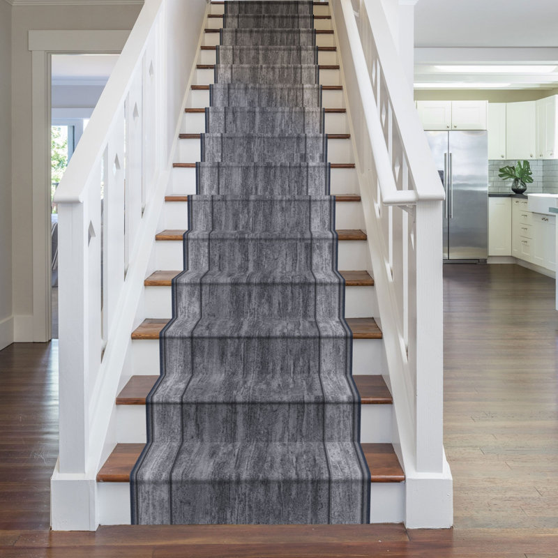Stair Runner Abstract Area Rug, Runner 100 x 450 cm