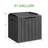 Furmax 31 Gallons Resin Lockable Deck Box (Set of 2)-92953499