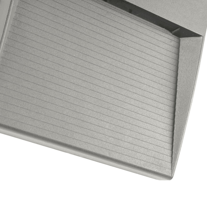 Casa 1 - Light LED Outdoor Flush Mount, Gray, 6.75" H x 6.75" W x 1" D