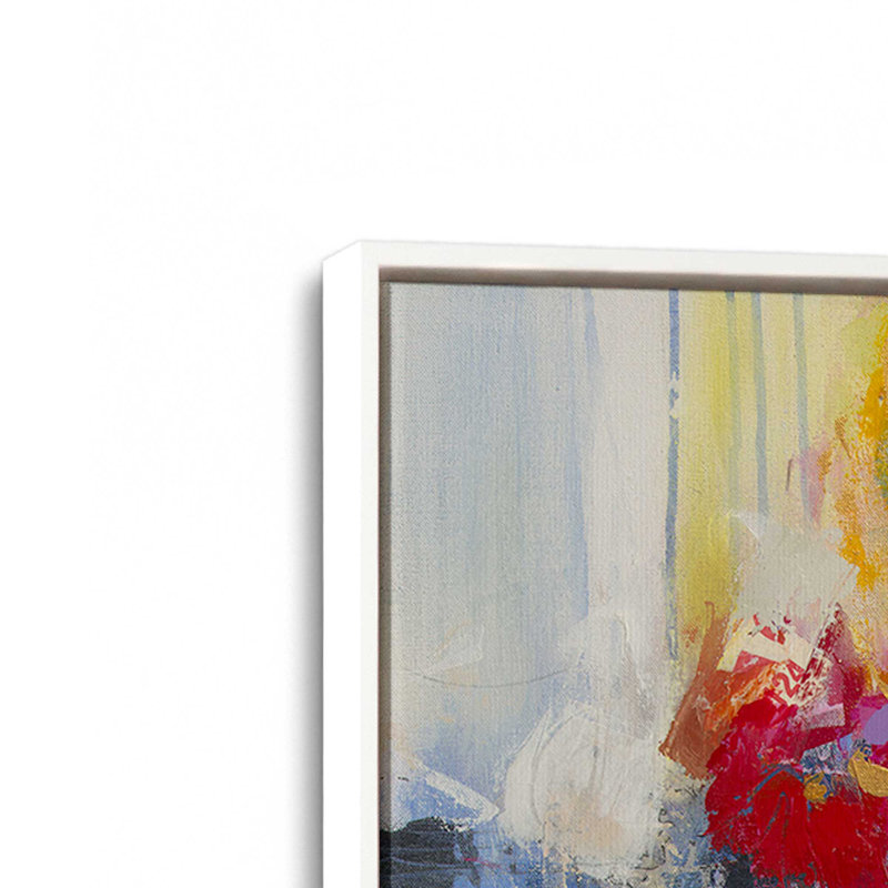 Reproduction d'art sur toile par Some Somelingling may occur, H 18 po x l 12 po, Cadre flottant sans passe-partout, Blanc