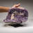 Genuine Amethyst Crystal Cluster with Calcite on Stand from Uruguay (16 Lbs)