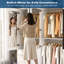 Armoire-penderie moderne ultrabrillante avec tablettes et tringle-231556727
