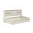 Twin Size Bed Frame With Side Bookshelves, Two Drawers And Built-In Usb Port-1505240148