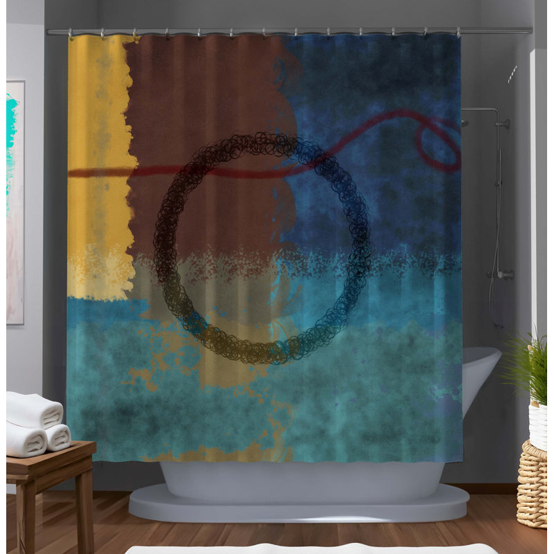 Rideau de douche abstrait Lennert