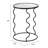 Glass Tray Top End Table