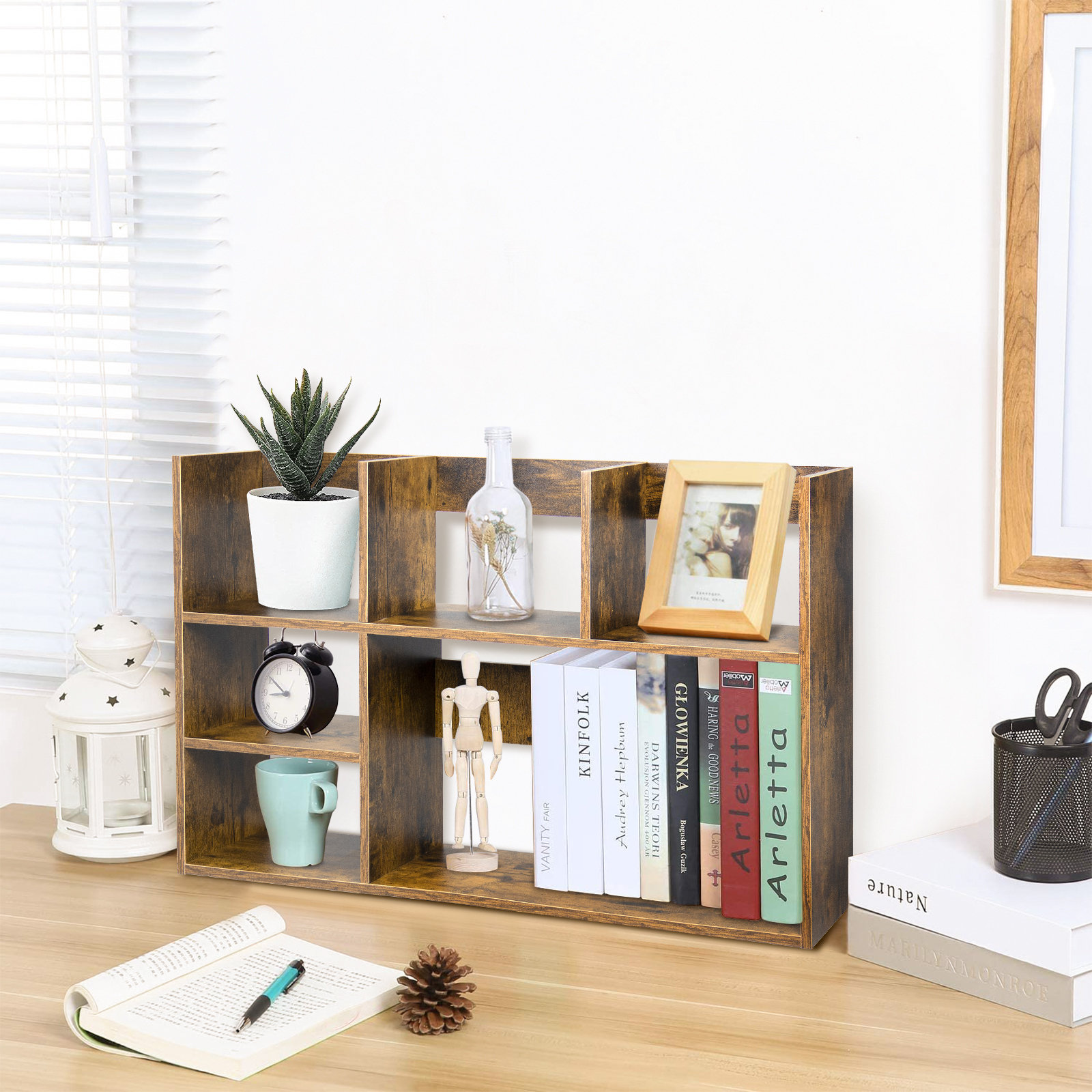 Jerry & Maggie Extra Large Desk Organizer Shelves for Office