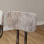 Ensemble de table de bar 3 pièces à hauteur de comptoir avec 2 tabourets pliables, support de rangement, plateau d'aspect bois et structure en acier, petit espace de salle à manger pour la cuisine, le salon, l’appartement-310936025-310936024