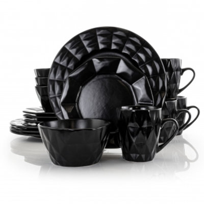 Rhya Piece Stoneware Dinnerware Set - Service for 4