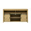 Buffet de 59,3 po avec porte de grange coulissante et panneaux grillagés, buffet de ferme avec rangement ouvert, convient au salon, au couloir, au balcon, à la cuisine, au bureau-129104899