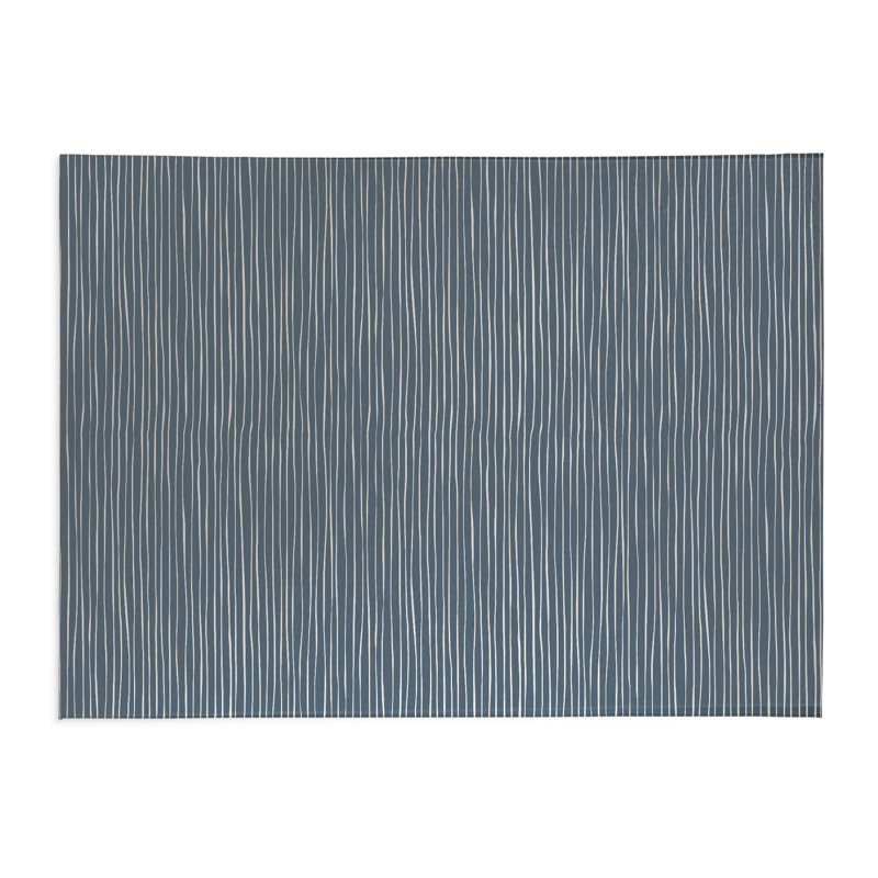 Ricky Peach Indoor Doormat, Blue, 60" W x 84" L