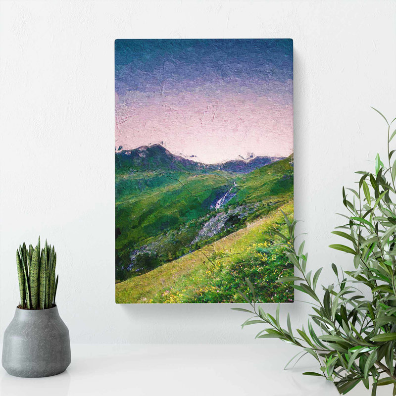 High Alpine Road in Austria - Wrapped Canvas, 50cm H x 35cm W x 3cm D