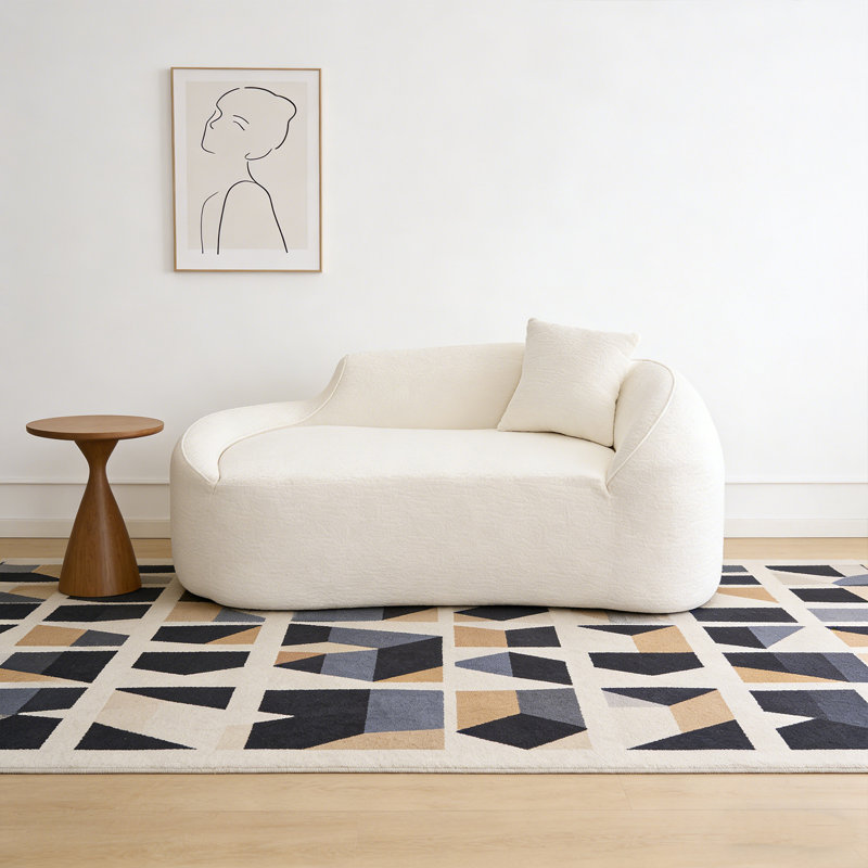 Chaise longue longue à compression Compression, Blanc