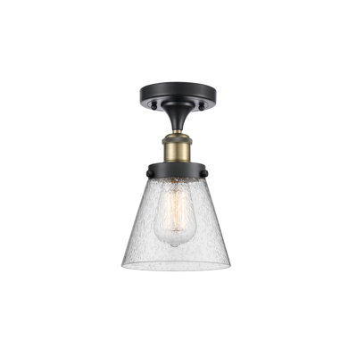 Plafonnier semi-encastré 1 lumière Alvonia