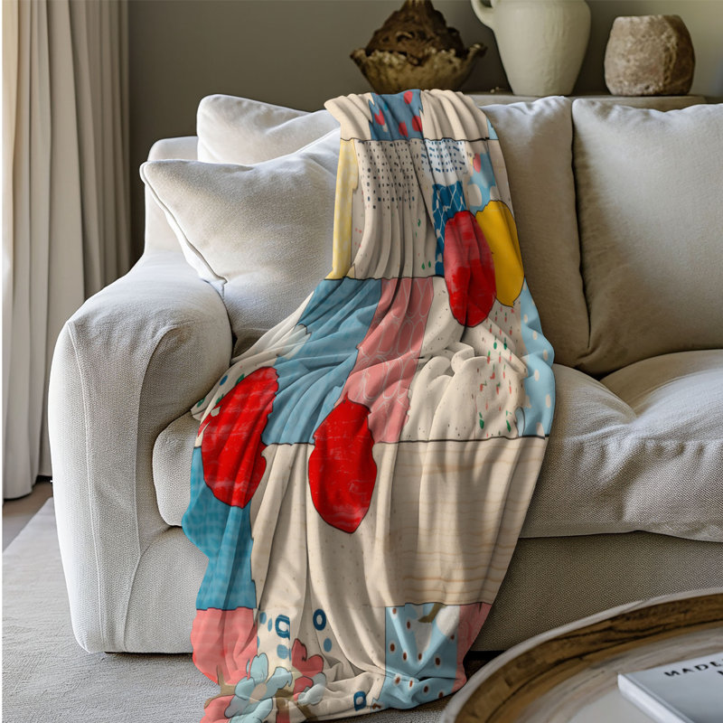 Woodcraft Quilt - 1 Piece Premium Sherpa Blanket, 60" L x 50" W