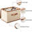 2pcs Large Closet Organizer Foldable Storage Bins Lids and Handles, Decorative Storage Boxes, Fabric Containers for Living Room, Dorm-324143197