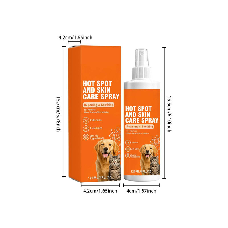 Pet Care Spray 120ml, Orange