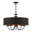 Lustre suspendu 5 lumières or doux-2143442458