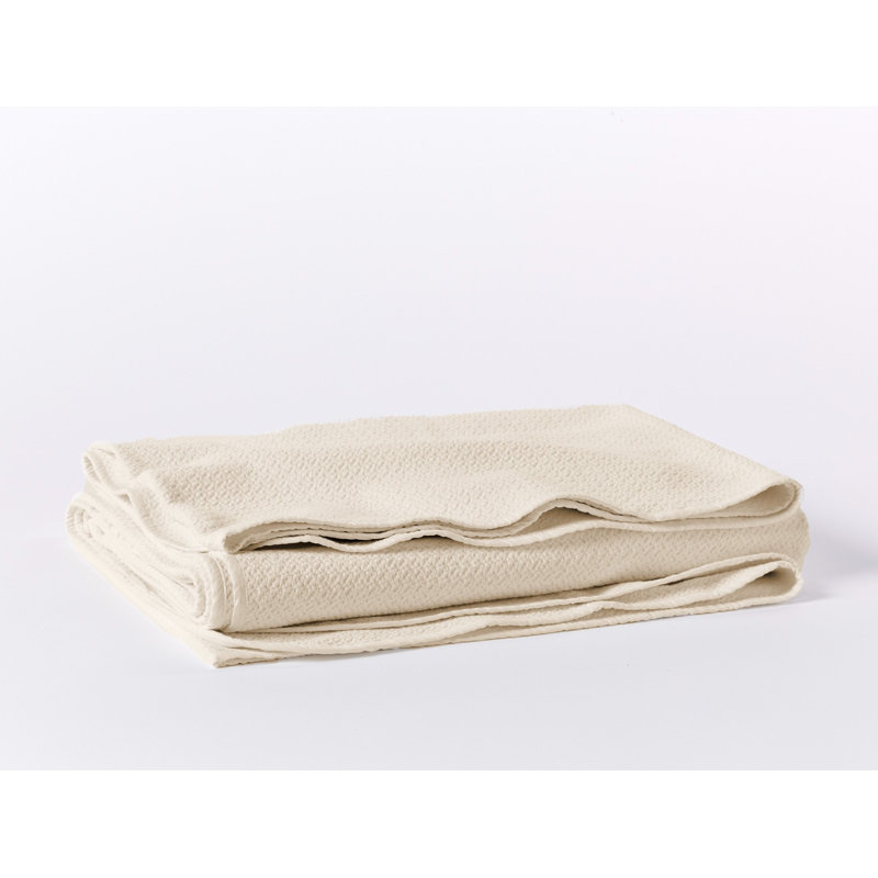Honeycomb Blanket, Ivory, King