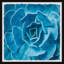 Sky Blue Succulent - Single Picture Frame Painting-1265988309
