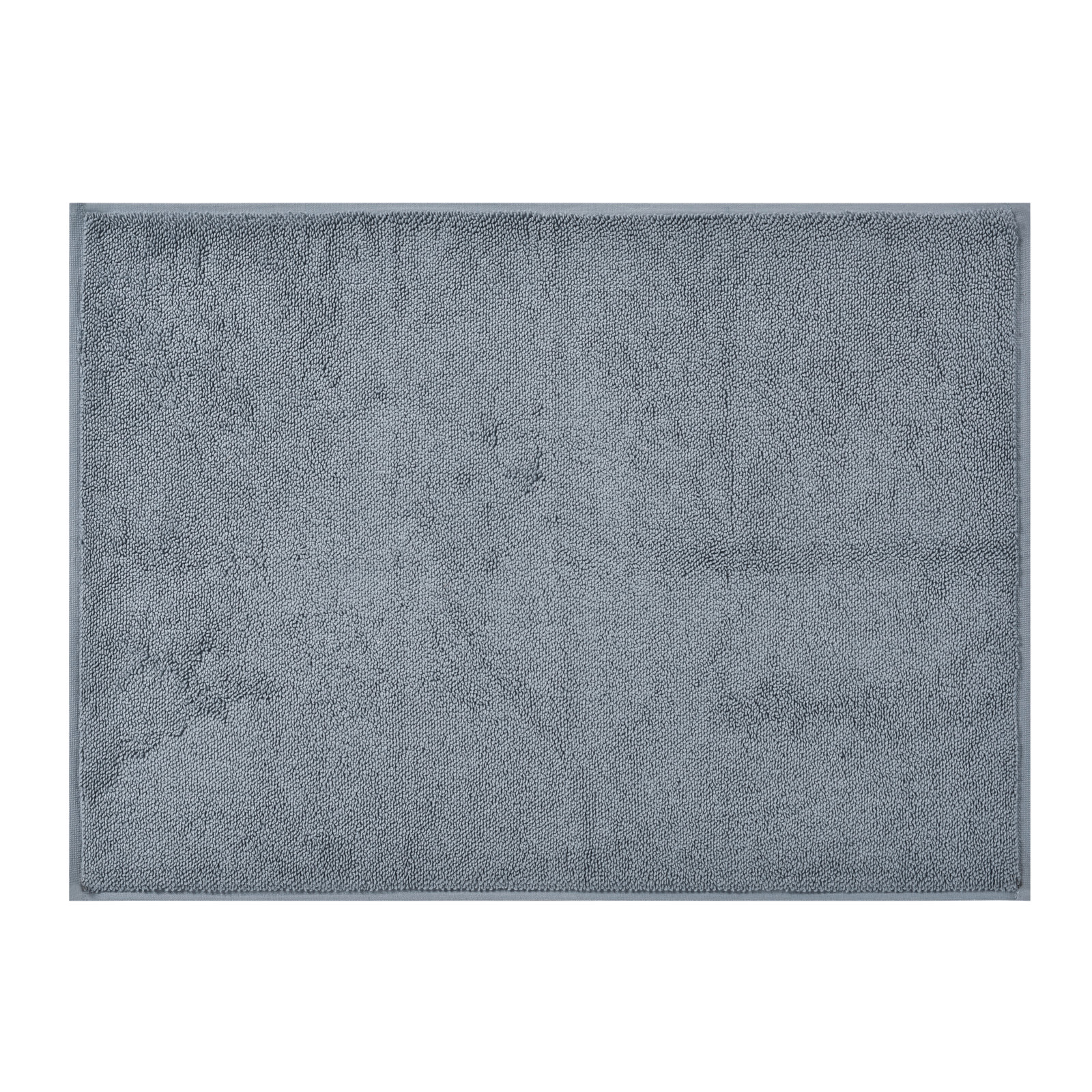 Lisbon Cotton Bath Mat, 24" W x 40" L, Steel Blue