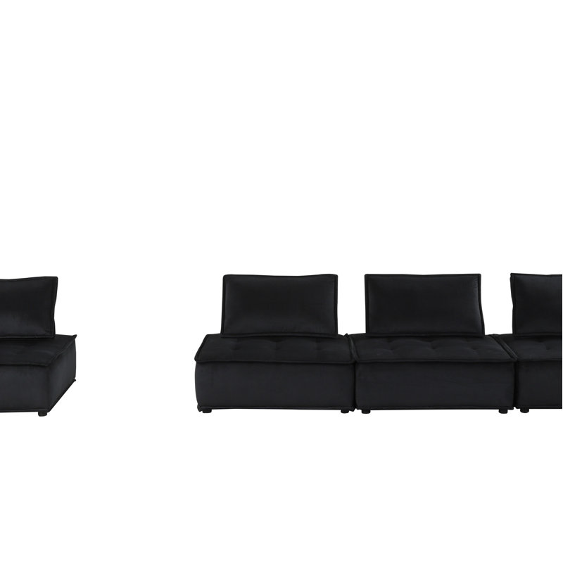 Velvet 4 Pc Sectional Sofa