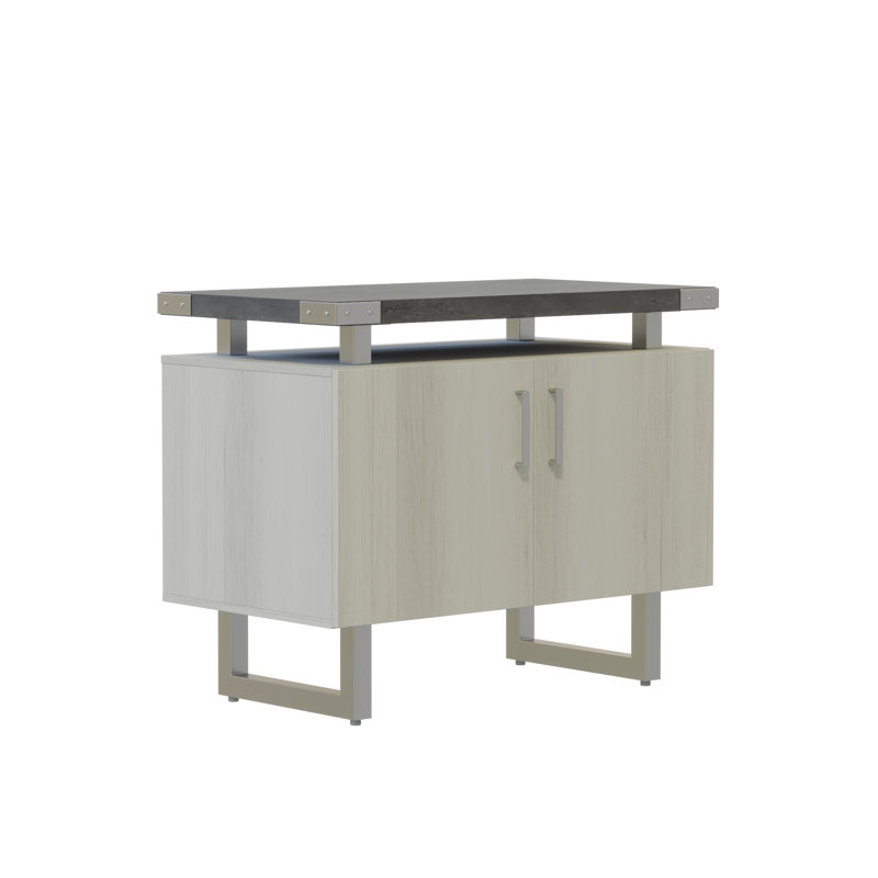 Armoire de rangement Mirella, Gris pierre