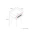 Ceto 1 Drawer Bedside Table