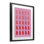 «Sweet Pink Gummy Bears», reproduction sous verre encadrée, design par Lish Creative