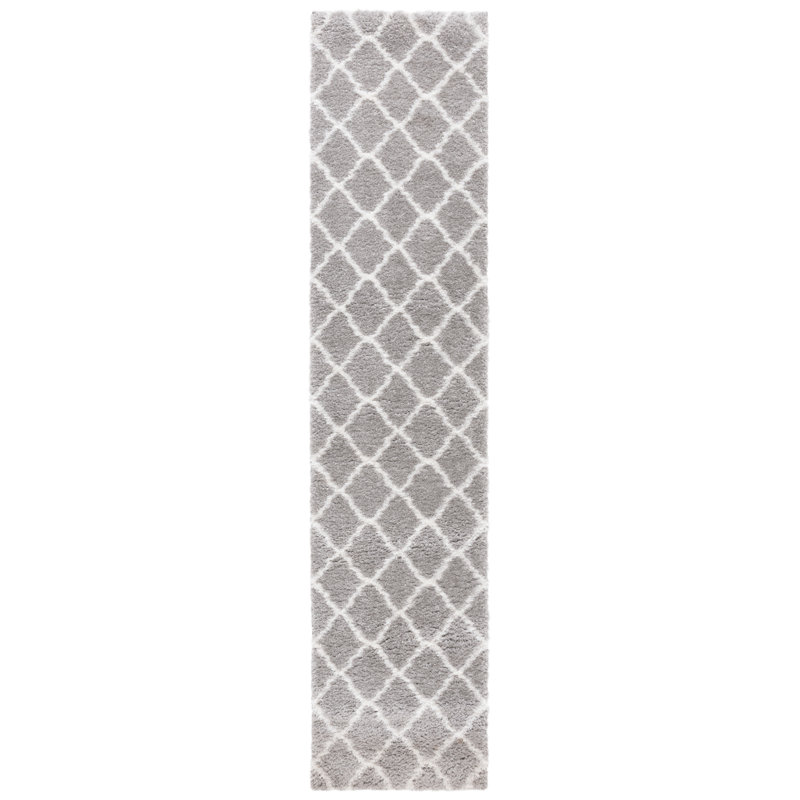 Tahoe Shag Performance Geometric Rug, Runner 2' x 9'