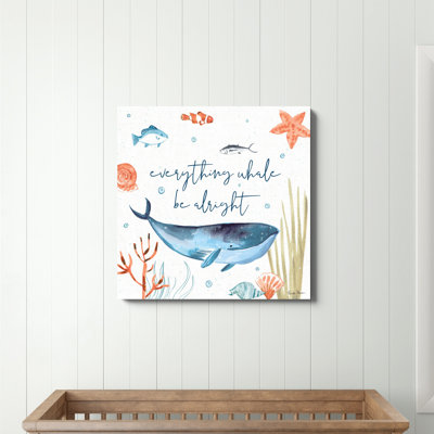 «Whale Tale IV» par Farida Zaman, reproduction d'art sur toile tendue