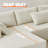 108" Modular Sectional Sofa With Left/Right Chaise And 6 Pillows-1030139788-1030139787