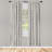 Striped Semi-Sheer Rod Pocket Curtain Panels-859754408