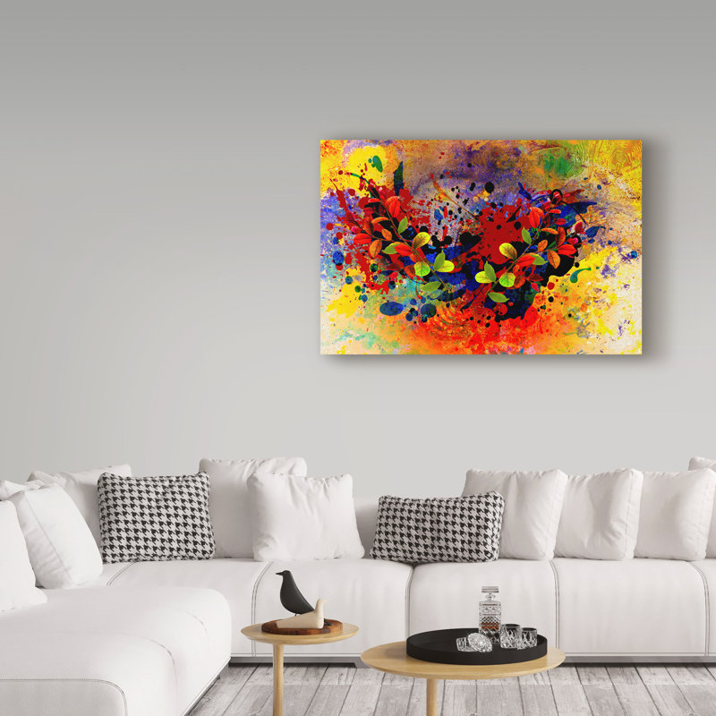«Color Explosion 14» par Ata Alishahi - impression sur toile tendue, H 22 po x l 32 po
