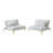 Rajene 71'' Upholstered Convertible Sofa-306586477