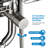 Wall Mount Shower System, 10" Rainfall Shower Head With Slider Bar Handheld Spray And Soap Dish-110602288