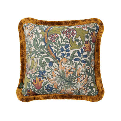 Golden Lily Throw Square Pillow Cover & Insert