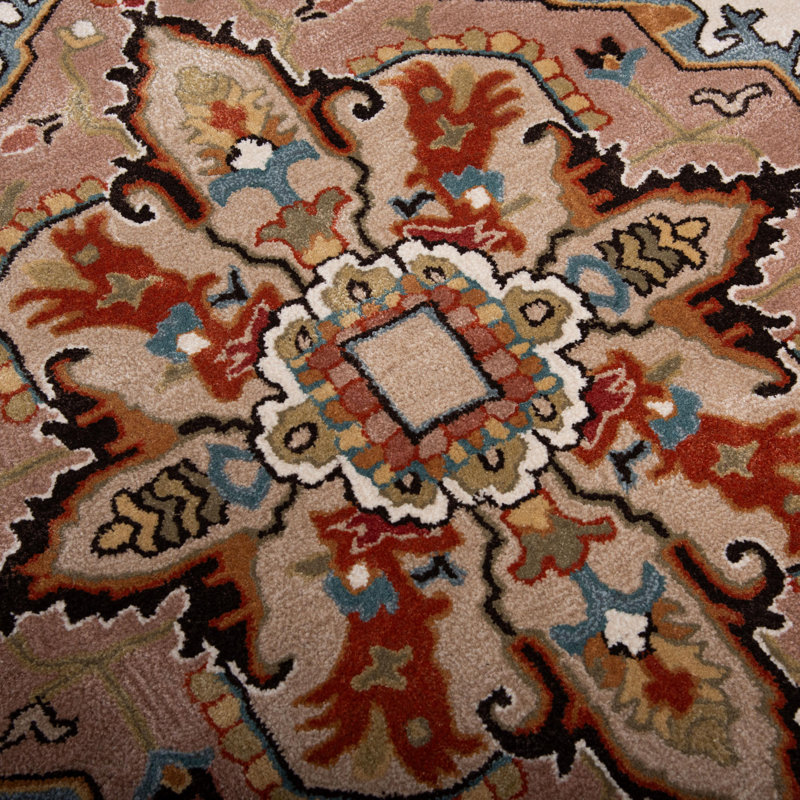 Tapis en laine / touffeté à la main Tencel, Rectangle 8 pi 9 po x 9 pi 11 po